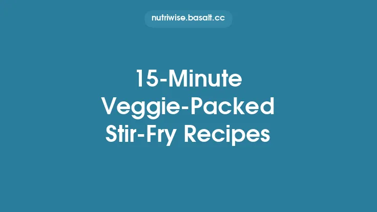 15‑Minute Veggie‑Packed Stir‑Fry Recipes Thumbnail