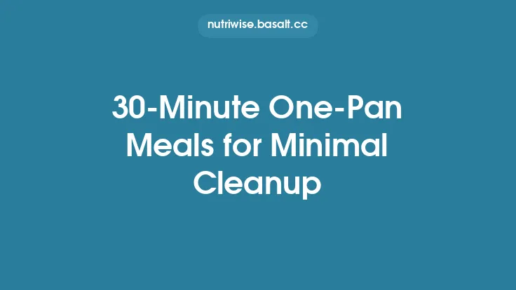 30‑Minute One‑Pan Meals for Minimal Cleanup Thumbnail