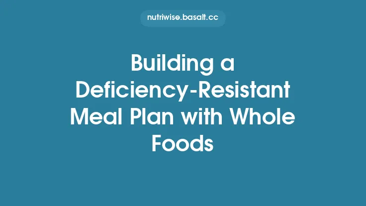 Building a Deficiency‑Resistant Meal Plan with Whole Foods Thumbnail