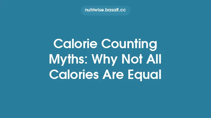Calorie Counting Myths: Why Not All Calories Are Equal Thumbnail