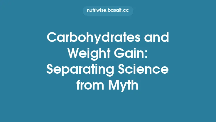 Carbohydrates and Weight Gain: Separating Science from Myth Thumbnail