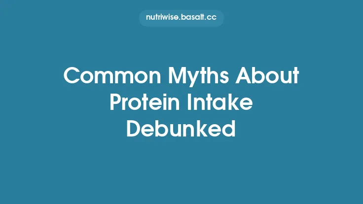 Common Myths About Protein Intake Debunked Thumbnail