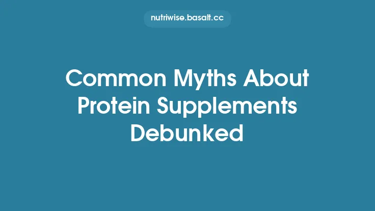 Common Myths About Protein Supplements Debunked Thumbnail
