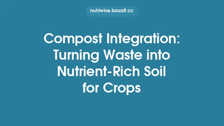 Compost Integration: Turning Waste into Nutrient‑Rich Soil for Crops Thumbnail
