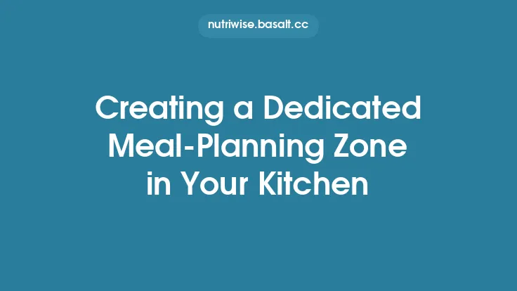 Creating a Dedicated Meal‑Planning Zone in Your Kitchen Thumbnail