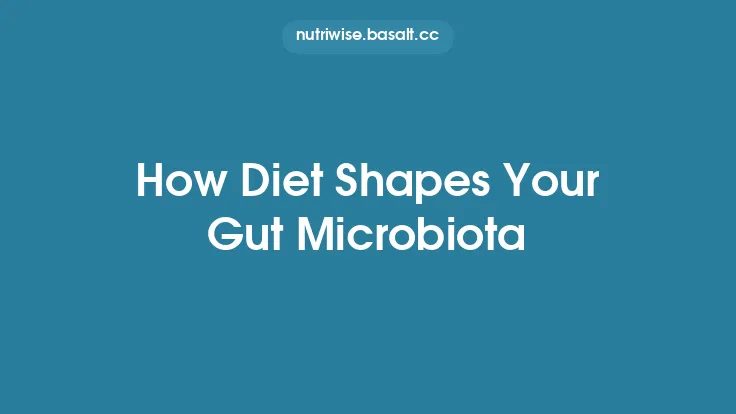 How Diet Shapes Your Gut Microbiota Thumbnail