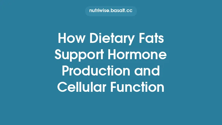 How Dietary Fats Support Hormone Production and Cellular Function Thumbnail