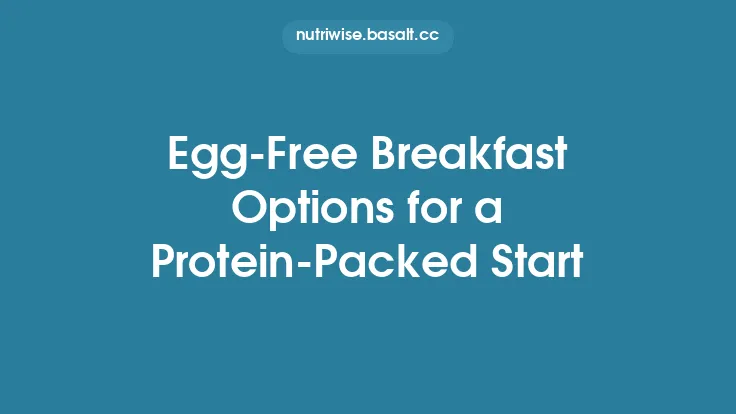 Egg‑Free Breakfast Options for a Protein‑Packed Start Thumbnail