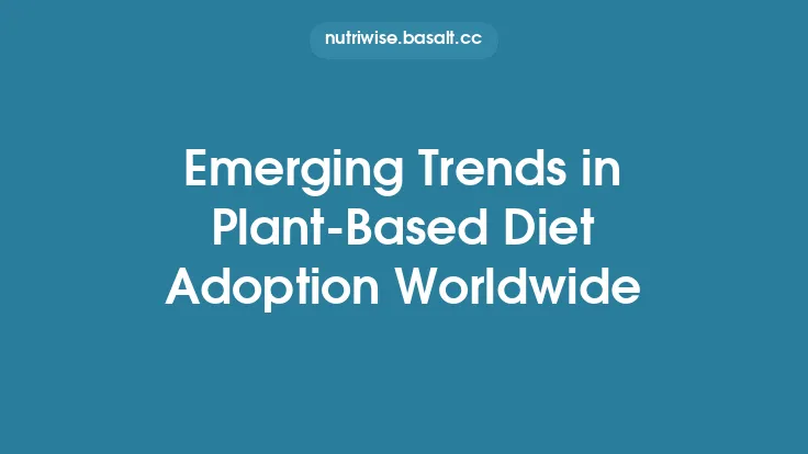 Emerging Trends in Plant‑Based Diet Adoption Worldwide Thumbnail