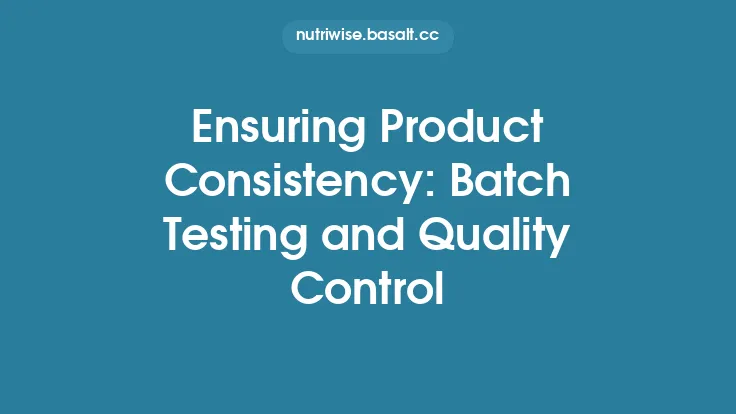 Ensuring Product Consistency: Batch Testing and Quality Control Thumbnail