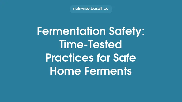 Fermentation Safety: Time-Tested Practices for Safe Home Ferments Thumbnail