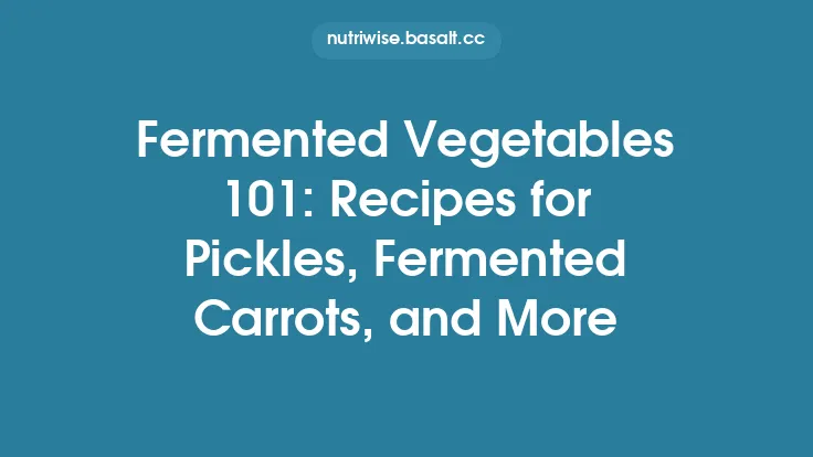 Fermented Vegetables 101: Recipes for Pickles, Fermented Carrots, and More Thumbnail