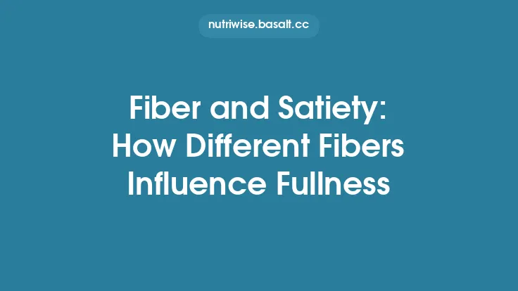 Fiber and Satiety: How Different Fibers Influence Fullness Thumbnail