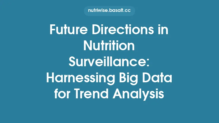 Future Directions in Nutrition Surveillance: Harnessing Big Data for Trend Analysis Thumbnail