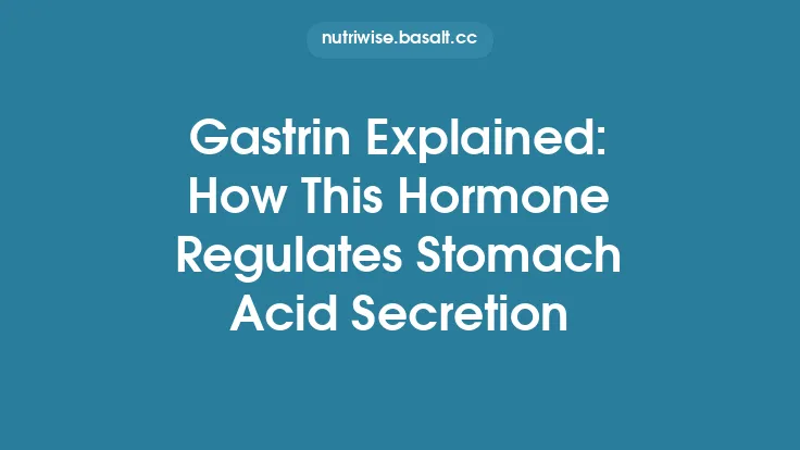 Gastrin Explained: How This Hormone Regulates Stomach Acid Secretion Thumbnail