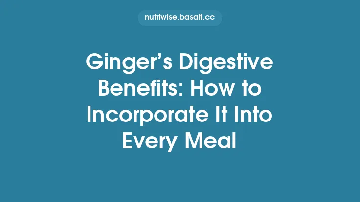 Ginger’s Digestive Benefits: How to Incorporate It Into Every Meal Thumbnail