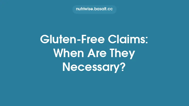 Gluten-Free Claims: When Are They Necessary? Thumbnail