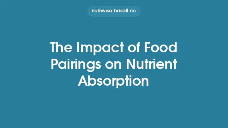 The Impact of Food Pairings on Nutrient Absorption Thumbnail