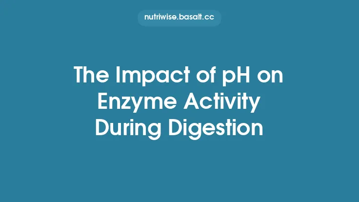 The Impact of pH on Enzyme Activity During Digestion Thumbnail