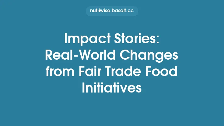 Impact Stories: Real‑World Changes from Fair Trade Food Initiatives Thumbnail