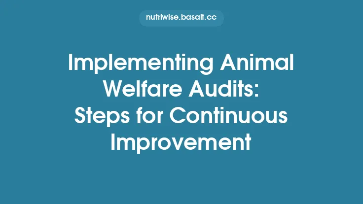 Implementing Animal Welfare Audits: Steps for Continuous Improvement Thumbnail