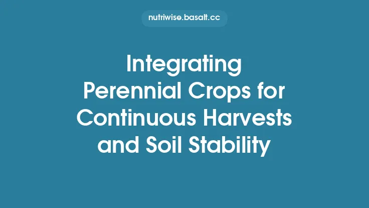 Integrating Perennial Crops for Continuous Harvests and Soil Stability Thumbnail