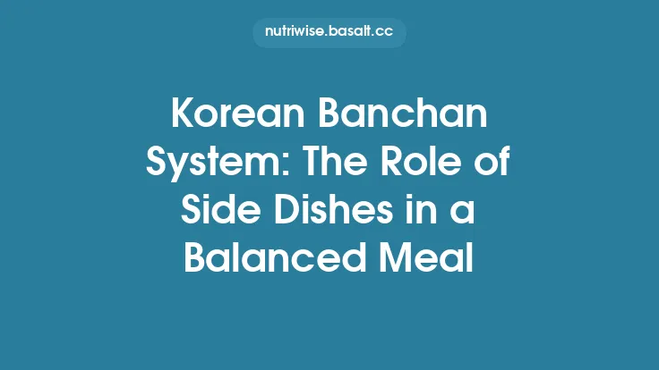 Korean Banchan System: The Role of Side Dishes in a Balanced Meal Thumbnail