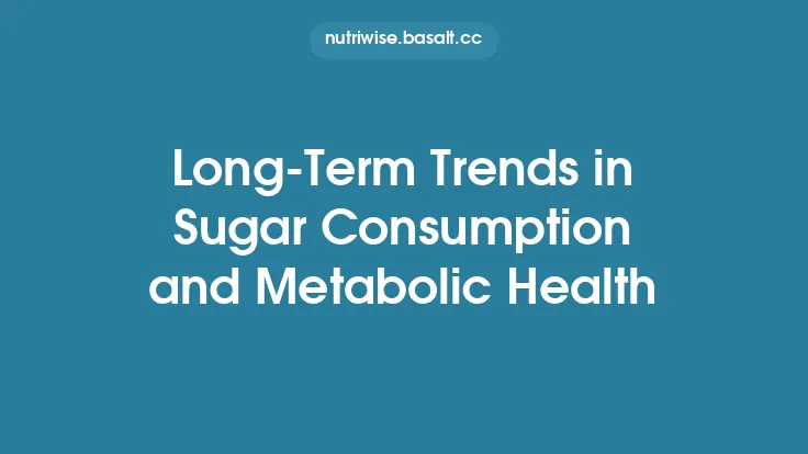 Long‑Term Trends in Sugar Consumption and Metabolic Health Thumbnail
