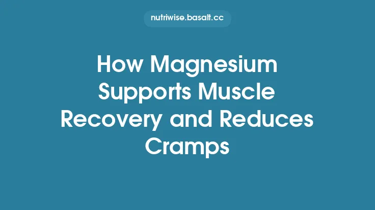 How Magnesium Supports Muscle Recovery and Reduces Cramps Thumbnail