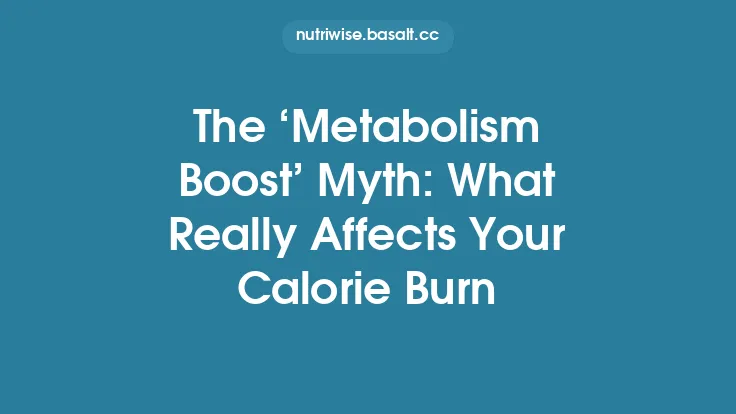 The ‘Metabolism Boost’ Myth: What Really Affects Your Calorie Burn Thumbnail