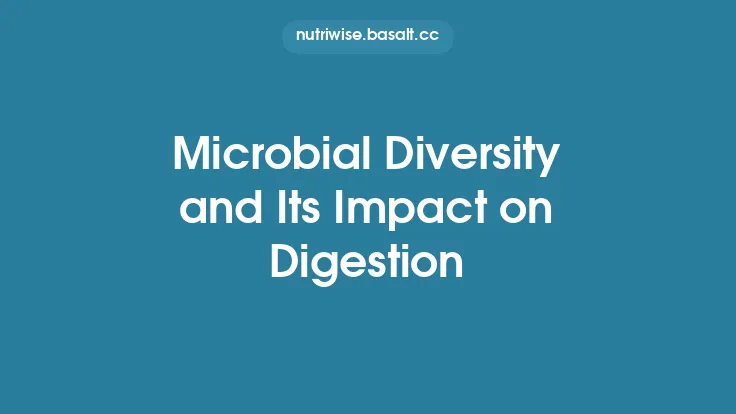 Microbial Diversity and Its Impact on Digestion Thumbnail