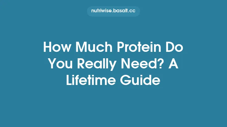How Much Protein Do You Really Need? A Lifetime Guide Thumbnail