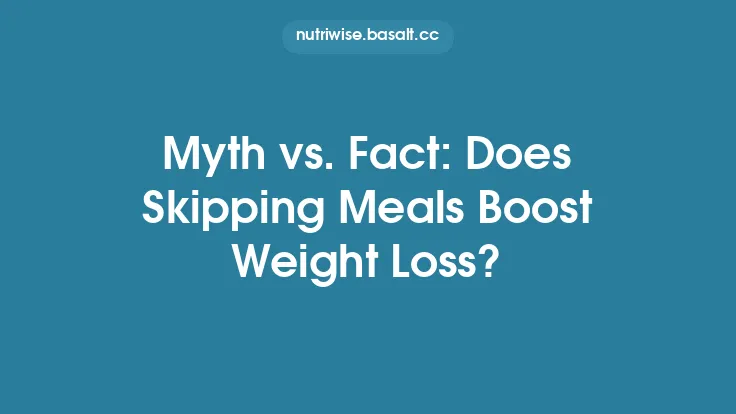 Myth vs. Fact: Does Skipping Meals Boost Weight Loss? Thumbnail