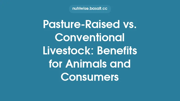 Pasture‑Raised vs. Conventional Livestock: Benefits for Animals and Consumers Thumbnail
