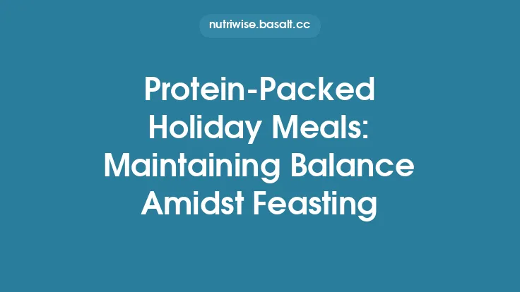 Protein-Packed Holiday Meals: Maintaining Balance Amidst Feasting Thumbnail