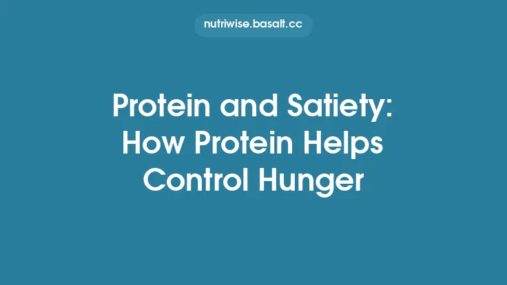 Protein and Satiety: How Protein Helps Control Hunger Thumbnail
