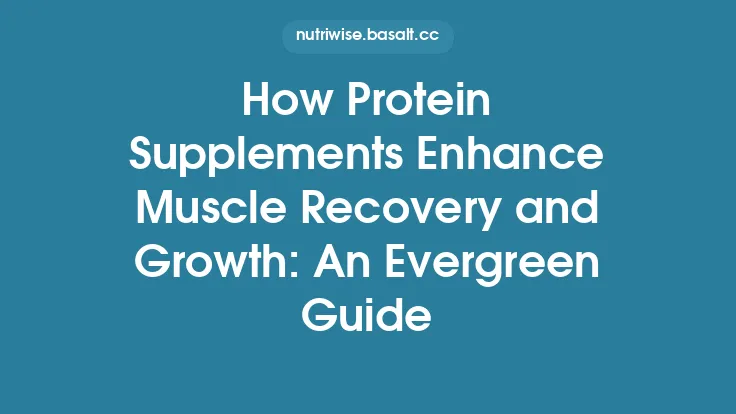 How Protein Supplements Enhance Muscle Recovery and Growth: An Evergreen Guide Thumbnail