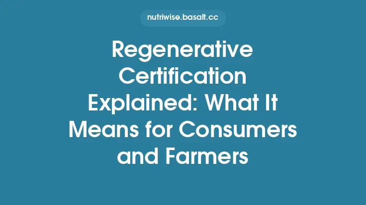 Regenerative Certification Explained: What It Means for Consumers and Farmers Thumbnail
