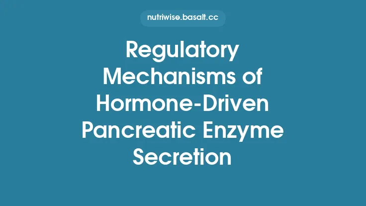 Regulatory Mechanisms of Hormone‑Driven Pancreatic Enzyme Secretion Thumbnail