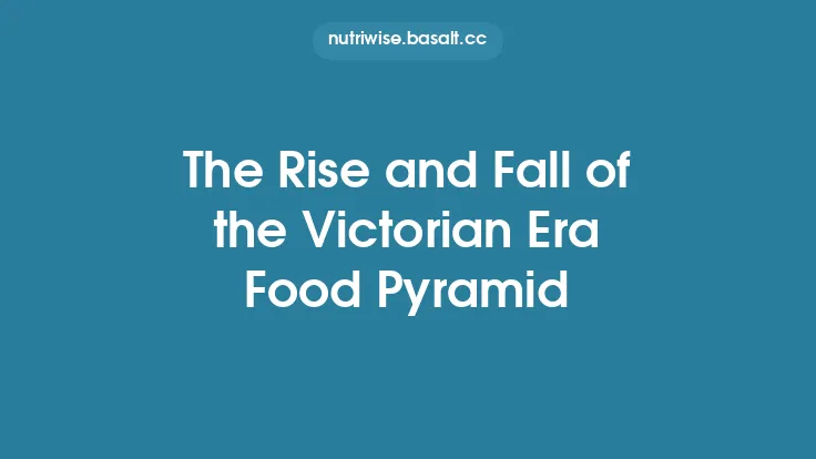 The Rise and Fall of the Victorian Era Food Pyramid Thumbnail