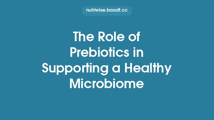 The Role of Prebiotics in Supporting a Healthy Microbiome Thumbnail