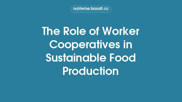 The Role of Worker Cooperatives in Sustainable Food Production Thumbnail