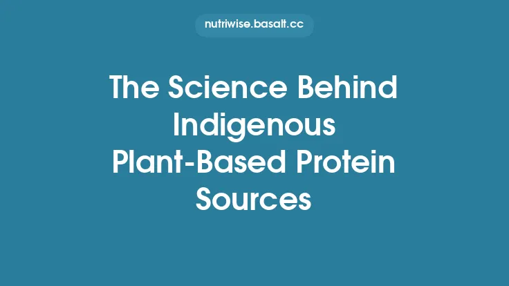 The Science Behind Indigenous Plant-Based Protein Sources Thumbnail