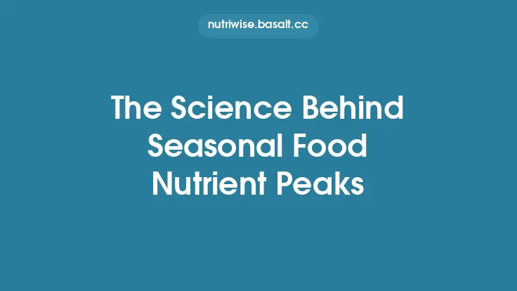 The Science Behind Seasonal Food Nutrient Peaks Thumbnail