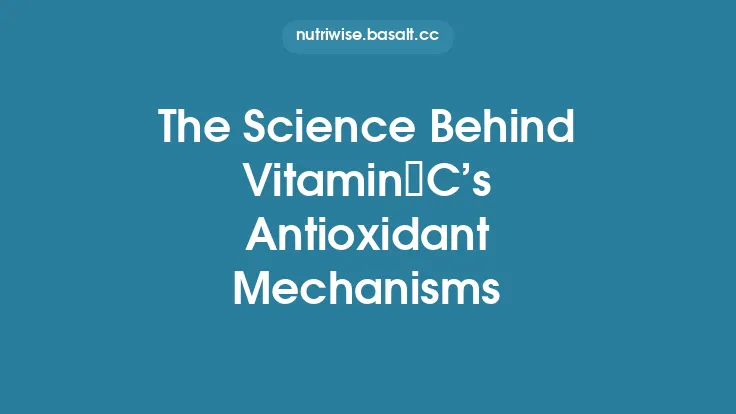 The Science Behind Vitamin C’s Antioxidant Mechanisms Thumbnail