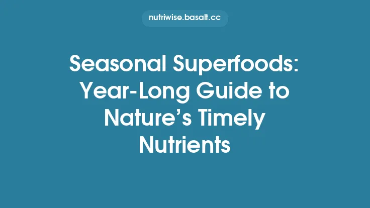 Seasonal Superfoods: Year‑Long Guide to Nature’s Timely Nutrients Thumbnail