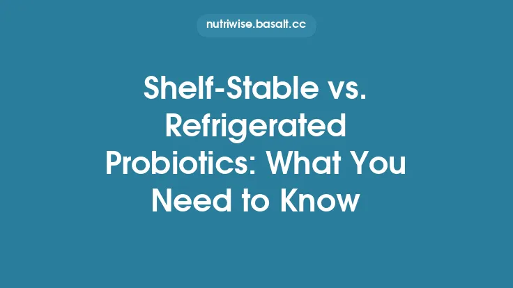 Shelf-Stable vs. Refrigerated Probiotics: What You Need to Know Thumbnail