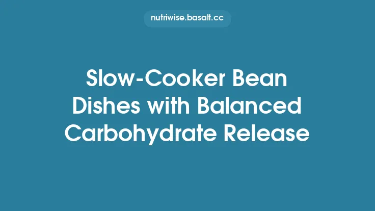 Slow‑Cooker Bean Dishes with Balanced Carbohydrate Release Thumbnail