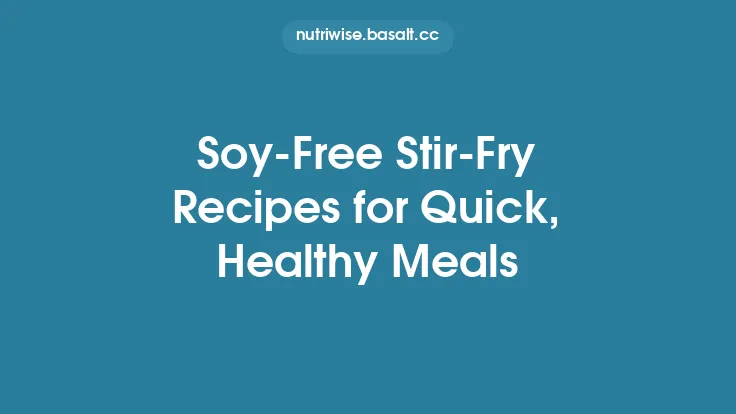 Soy‑Free Stir‑Fry Recipes for Quick, Healthy Meals Thumbnail