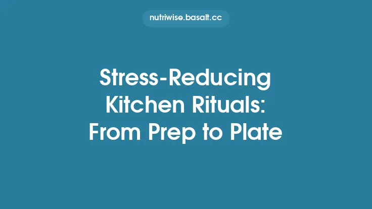 Stress‑Reducing Kitchen Rituals: From Prep to Plate Thumbnail